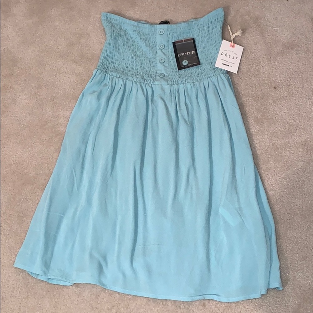 Strapless dress